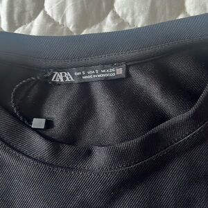 Long black zara dress